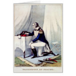 George Washington en presidentes Day Custom del re Felicitaciones
