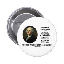 George Washington observa cita de la justicia de l Pins