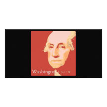 George Washington Tarjeta Fotografica Personalizada