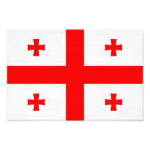 Georgia - bandera georgiana fotografias