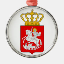 Georgia poco escudo de armas adorno