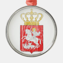 Georgia poco escudo de armas ornamentos para reyes magos