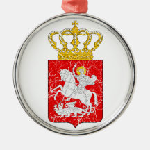 Georgia poco escudo de armas ornatos