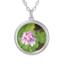 Geranio del rosa salvaje joyerias personalizadas