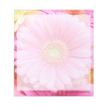 Gerbera - libreta rosada de la margarita bloc de papel