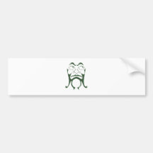 Gesicht Asien Bart face asia beard Auto Sticker