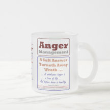 Gestión de la cólera tazas