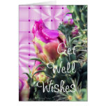GetWell-personalizar de la floración del cactus pa Tarjeta