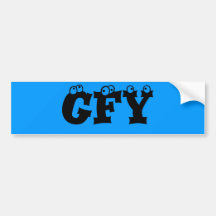 GFY ETIQUETA DE PARACHOQUE
