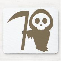 Ghostface con el feliz Halloween Mousepad de la gu