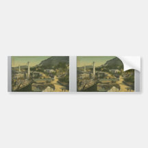 Gibraltar -, vintage etiqueta de parachoque