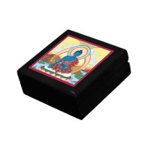 GIFTBOX con la TEJA - medicina Buda Caja De Joyas