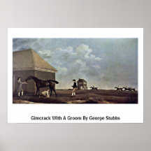 Gimcrack con un novio de George Stubbs Impresiones