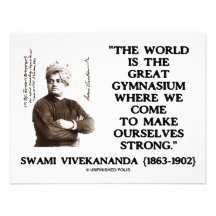 Gimnasio del mundo de Vivekananda del Swami gran f Anuncios Personalizados