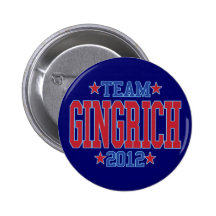 GINGRICH 2012 DEL EQUIPO PIN