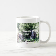 Gingrich 2012 tazas de café