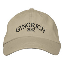Gingrich para el presidente 2012 gorra bordada