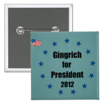 Gingrich para el presidente - 2012 pins