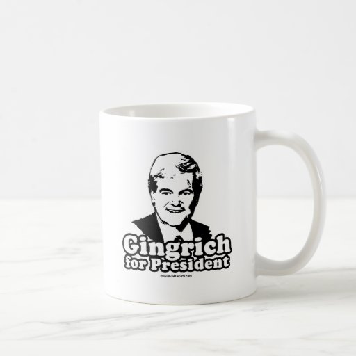 Gingrich para el presidente - tazas de café