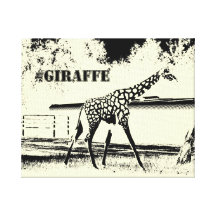 #GIRAFFE IMPRESIÓN DE LIENZO