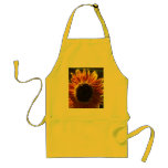 Girasol atractivo dorado delantales