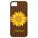 Girasol con la caja conocida de la casamata iPhone 5 protectores