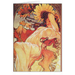 Girasol de Alfonso Mucha Tarjetas