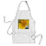 Girasol del amarillo anaranjado delantal