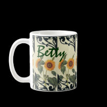 Girasol e hierro tazas
