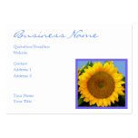 Girasol gallardo tarjetas de visita
