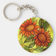 Girasol Llaveros Personalizados