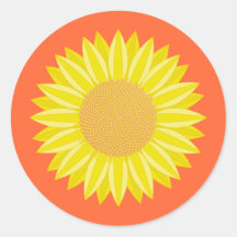 Girasol Pegatina