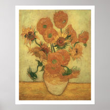 Girasoles, 1889 (aceite en lona) poster