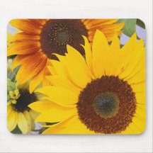 girasoles alfombrillas de ratones
