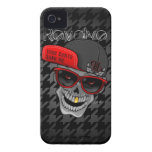 Gire el negro (su refrigerador que mí) iPhone 4 Case-Mate cobertura