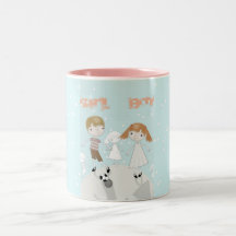 girl&boy taza