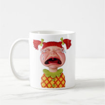 GirlW gritador Tazas De Café