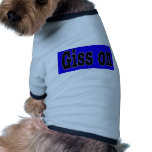 GISS ENCENDIDO CAMISAS DE PERRITOS