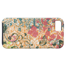 Gitano anaranjado de la moda de Boho iPhone 5 Cárcasa