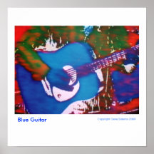 Gituar azul posters