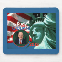 Giuliani 2012 Mousepad Alfombrillas De Ratones