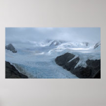 Glaciar de Francisco José del aire Impresiones