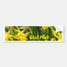 Glad Påsk Auto Sticker