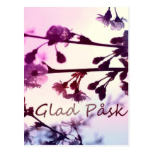 Glad Påsk Postkarten