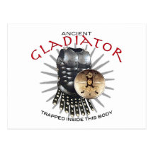 Gladiador antiguo tarjetas postales