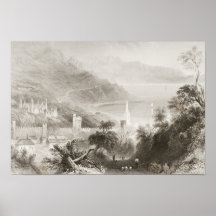 Glenarm, condado Antrim, Irlanda del Norte Poster