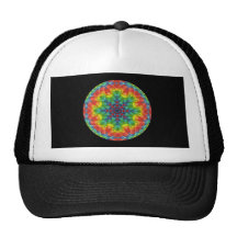 Globo caleidoscópico 4 del aire caliente gorro de camionero