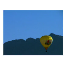 Globo de la fiesta de las montañas de Sandia Postales