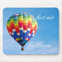 Globo del aire caliente alfombrilla de ratón