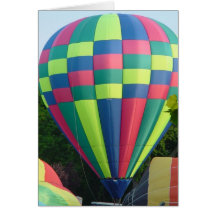 Globo del aire caliente felicitaciones
